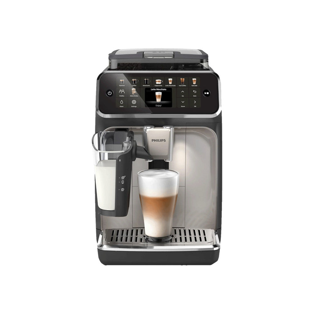 PHILIPS EP5447/90 Series 5400 LatteGo 11 Coffee Specialties Fully Automatic Coffee Machine Black/Chrome
