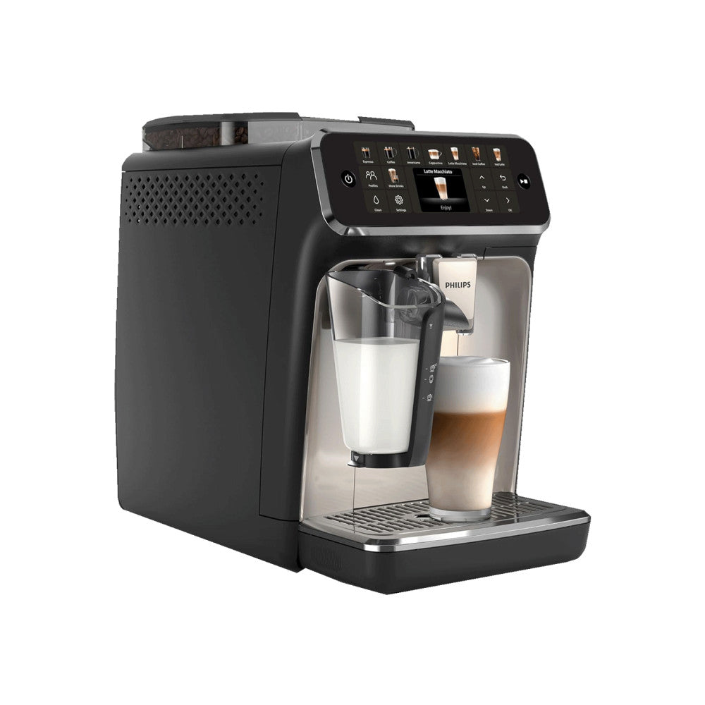 PHILIPS EP5447/90 Series 5400 LatteGo 11 Coffee Specialties Fully Automatic Coffee Machine Black/Chrome